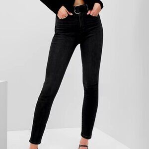 Gap True Skinny Super High Rise Jean - Black, 26L